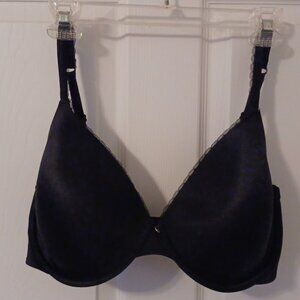 PEARL by VENUS Perfect Coverage Black Underwire T-Shirt Bra 36G